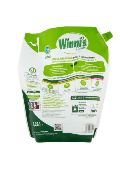 offerta Winni's Naturel Ecoricarica Ammorbidente Concentrato Orchidea Ipoallergenico 1250 ml