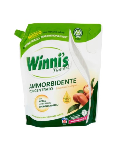 offerta Winni's Naturel Ecoricarica Ammorbidente Concentrato Patchouli e Argan Ipoallergenico 1250 ml