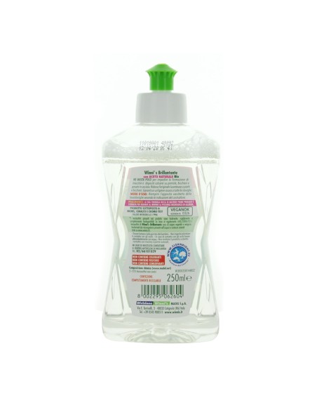 offerta Winni's Naturel Brillantante Lavastoviglie con Aceto Naturale Bio Ipoallergenico 250 ml