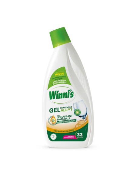 offerta Winni's Gel Lavastoviglie All in 1 Antiodore con Aceto Bio 561 ml