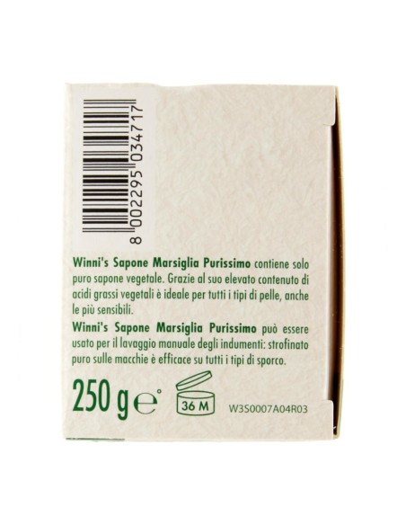 offerta Winni's Naturel Sapone di Marsiglia per Bucato e Igiene Personale 250 g
