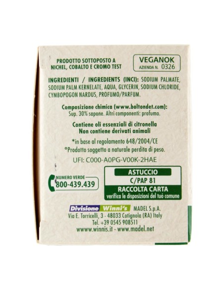 offerta Winni's Naturel Sapone di Marsiglia per Bucato e Igiene Personale 250 g