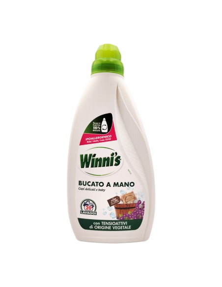offerta Winni's Detersivo Liquido Bucato a Mano Capi Delicati e Baby con Sapone di Aleppo 750 ml