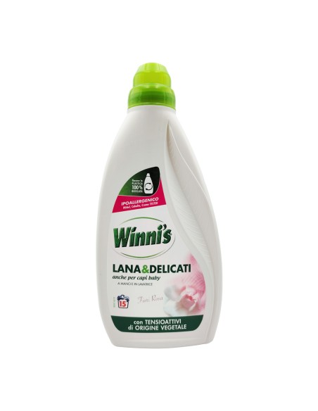 offerta Winni's Detersivo Liquido Lana e Delicati Ipoallergenico Fragranza Fiori Rosa 750 ml