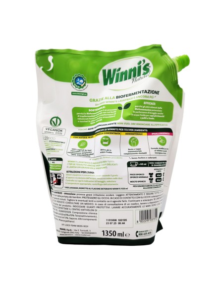 offerta Winni's Naturel Detersivo Lavatrice Busta Capi Colorati Sandalo e Fiori d'Arancio 1350 ml