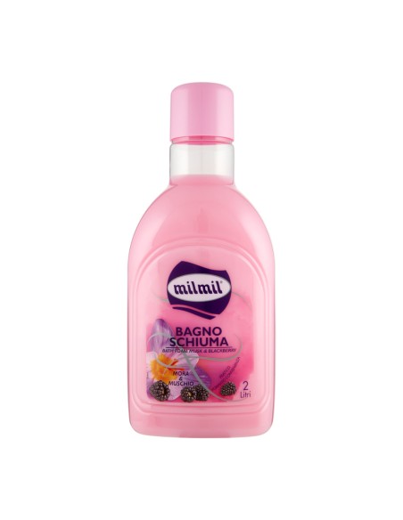 offerta Mil Mil Bagnoschiuma Linea Fresca Vitalità Fragranza Mora e Muschio 2 L