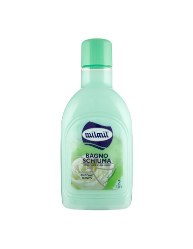 offerta Mil Mil Bagnoschiuma Linea Fresca Vitalità Fragranza Muschio Bianco 2 L