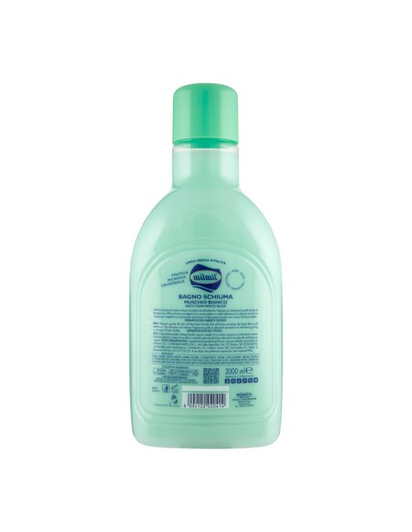 offerta Mil Mil Bagnoschiuma Linea Fresca Vitalità Fragranza Muschio Bianco 2 L