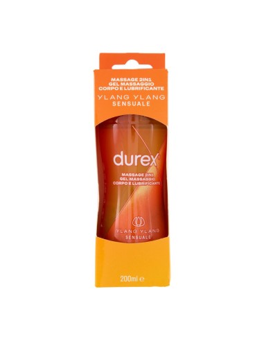 offerta Durex Massage 2in1 Gel Massaggio Corpo e Lubrificante Intimo Ylang Ylang Sensuale 200 ml SCADENZA 28/02/2026