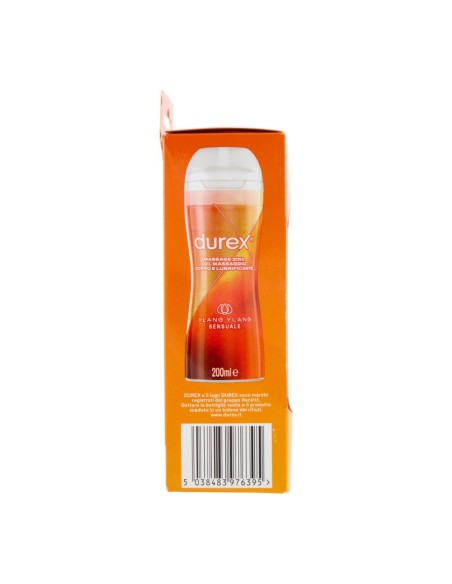 offerta Durex Massage 2in1 Gel Massaggio Corpo e Lubrificante Intimo Ylang Ylang Sensuale 200 ml SCADENZA 28/02/2026