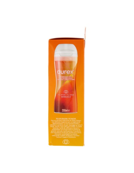 offerta Durex Massage 2in1 Gel Massaggio Corpo e Lubrificante Intimo Ylang Ylang Sensuale 200 ml SCADENZA 28/02/2026
