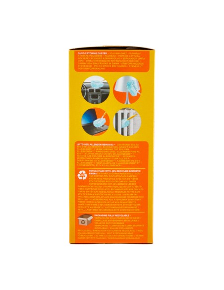offerta Swiffer Kit Piumini Catturapolvere con 7 Ricariche Rimuove il 95% degli Allergeni 