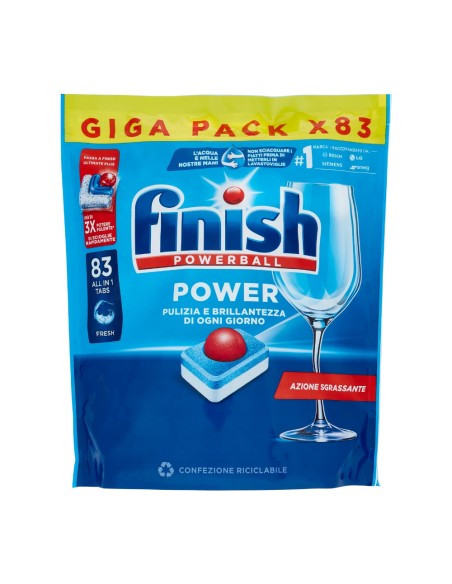 offerta Finish Powerball Power Fresh All In1 Pastiglia Detergente Lavastoviglie 83 Tabs