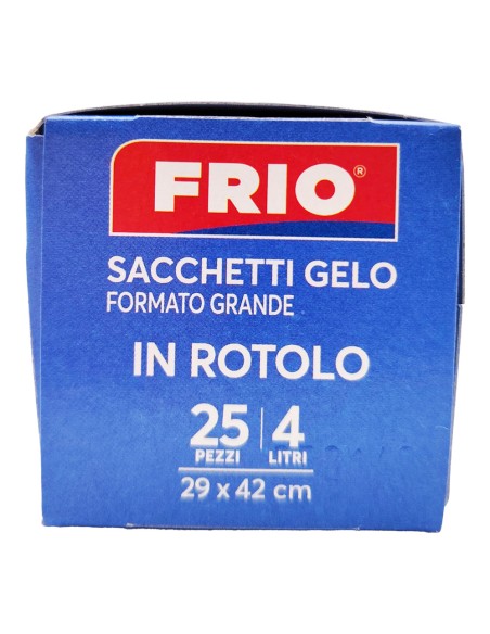 offerta Frio Sacchetti Gelo Formato Grande in Rotolo 25 Pz 4 L 29x42 cm