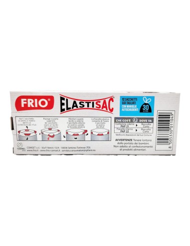 offerta Frio Elasticsac Sacchetti con Fascia Elastica e Maniglie Autochiudenti 12 Pz 30 L