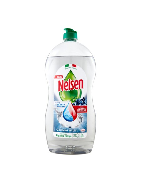 offerta Nelsen Detersivo Liquido Piatti con Carbone Attivi 850 ml