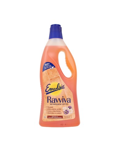 offerta Emulsio Detergente Pavimenti Ravviva Cotto Fragranza Fiori Bianchi e Violetta 750 ml