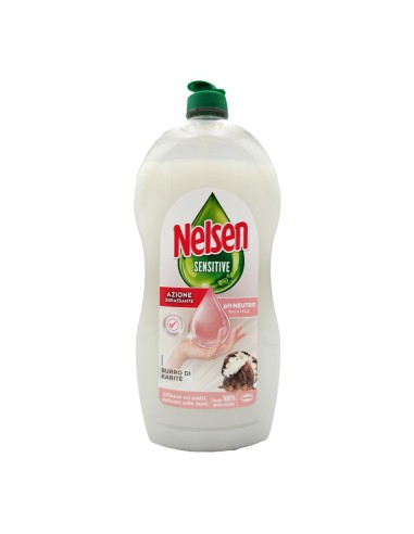 offerta Nelsen Sensitive Detersivo Liquido Piatti con Burro di Karitè Delicato sulle Mani 850 ml