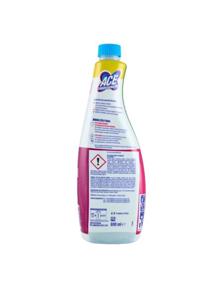 offerta Ace Ricarica Candeggina Più +Mousse Zero Schizzi Igienizza Sgrassa Sbianca 690 ml