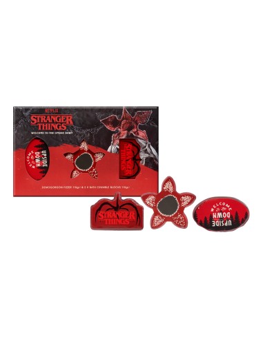 offerta Stranger Things Set Regalo Pastiglie Effervescenti Bagno 3x110g