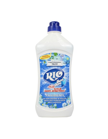 offerta Rio Bum Bum Plus Detergente Liquido Pavimenti Igienizzante Fragranza Talco 1 L