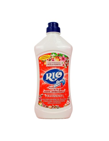 offerta Rio Bum Bum Plus Detergente Liquido Pavimenti Igienizzante Fragranza Pesco Fiorito 1 L