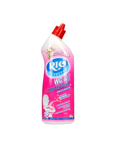 offerta Rio Azzurro Wc Gel Candeggina Profumata + Igiene e Profumo Freschezza di Pulito 750 ml