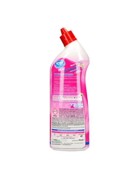 offerta Rio Azzurro Wc Gel Candeggina Profumata + Igiene e Profumo Freschezza di Pulito 750 ml