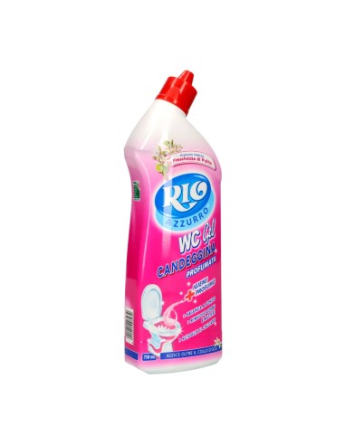 offerta Rio Azzurro Wc Gel Candeggina Profumata + Igiene e Profumo Freschezza di Pulito 750 ml