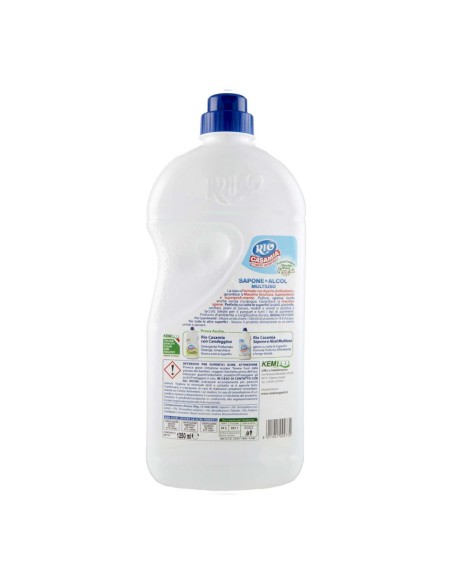 offerta Rio Casamia Detergente Sapone e Alcol Multiuso e Pavimenti Muschio Bianco 1250 ml