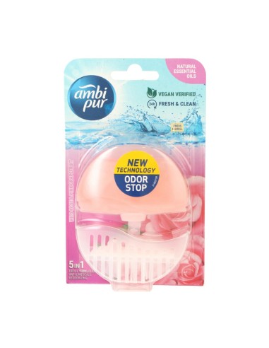 offerta Ambi Pur Tavoletta per Wc 5in1 Fragranza Rosa Selvatica e Pompelmo Rosa 55ml