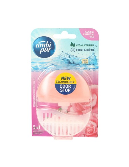 offerta Ambi Pur Tavoletta per Wc 5in1 Fragranza Rosa Selvatica e Pompelmo Rosa 55ml