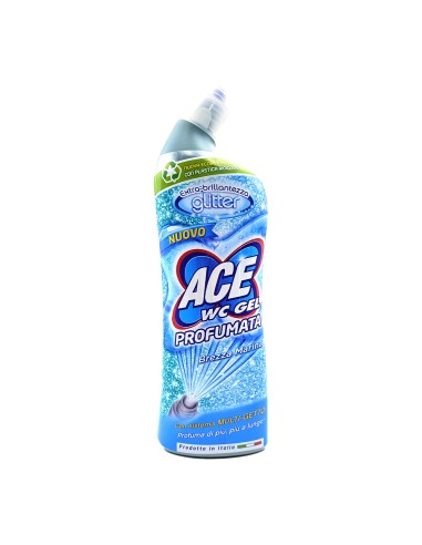 offerta Ace Wc Gel Profumata Fragranza Brezza Marina Extra Brillantezza Glitter 700 ml