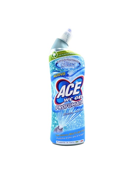 offerta Ace Wc Gel Profumata Fragranza Brezza Marina Extra Brillantezza Glitter 700 ml