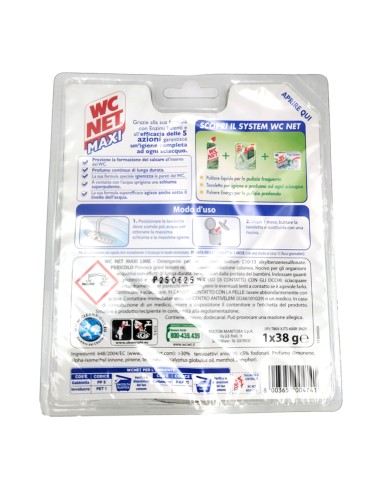 offerta Wc Net Maxi Tavoletta WC 5 Azioni Fragranza Lime 1 Pz
