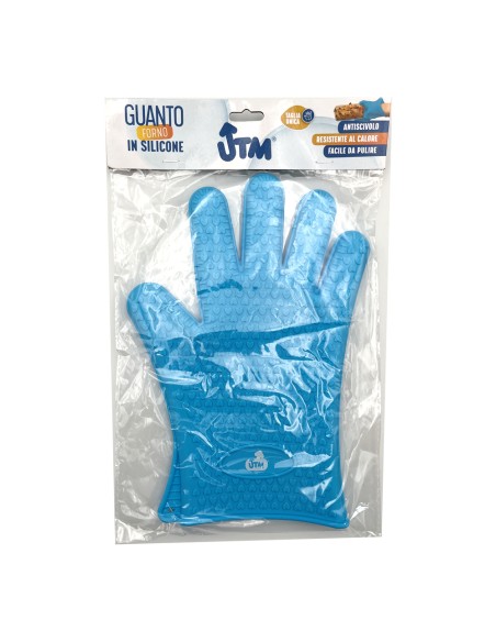 offerta Utm Guanto da Forno in Silicone Taglia Unica Colore Blu
