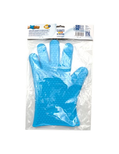 offerta Utm Guanto da Forno in Silicone Taglia Unica Colore Blu