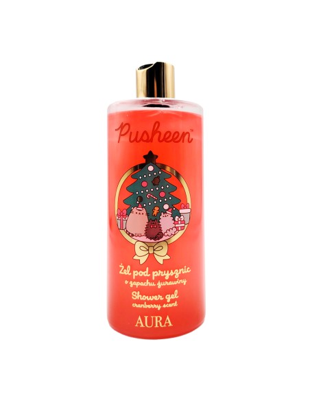 offerta Pusheen Gel Bagno Doccia Perlato Fragranza Frutti Rossi Edizione Natalizia 500 ml