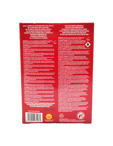 offerta Chupa Chups Set Regalo Cheeky Cherry Bagnodoccia e Spray Corpo con Spugna