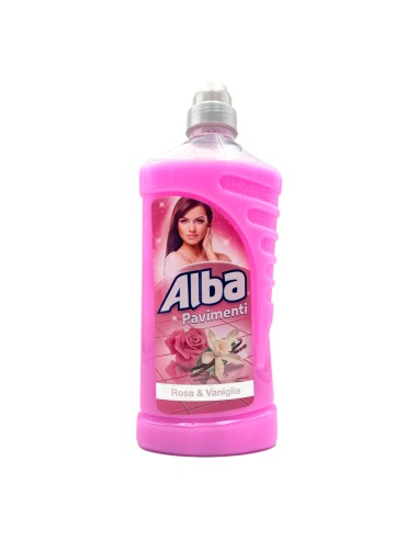 offerta Alba Pavimenti Detersivo Lavapavimenti Fragranza Rosa e Vaniglia 1 L