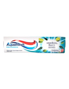 Aquafresh Dentifricio Tripla Protezione Eucalipto Lime e Menta 75 ml