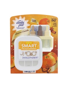 Ambi Pur 3Volution Diffusore Elettrico con Ricarica Arancia e Cannella 20 ml