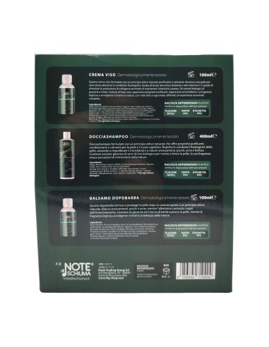 offerta Note di Schiuma Cofanetto Regalo For Men 3in1 Zenzero e Uva