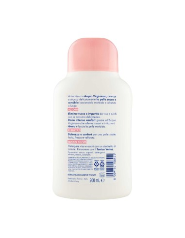 offerta Venus Latte Detergente Addolcente Struccante Viso e Occhi Pelli Secche e Sensibili 200 ml