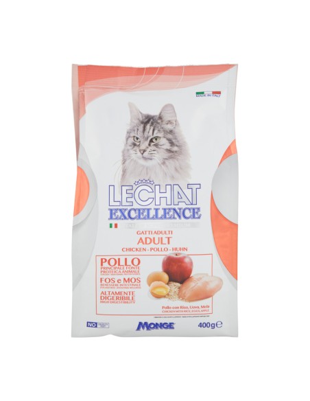 offerta LeChat Excellence Adult Cibo Secco  per Gatti con Pollo 400 g