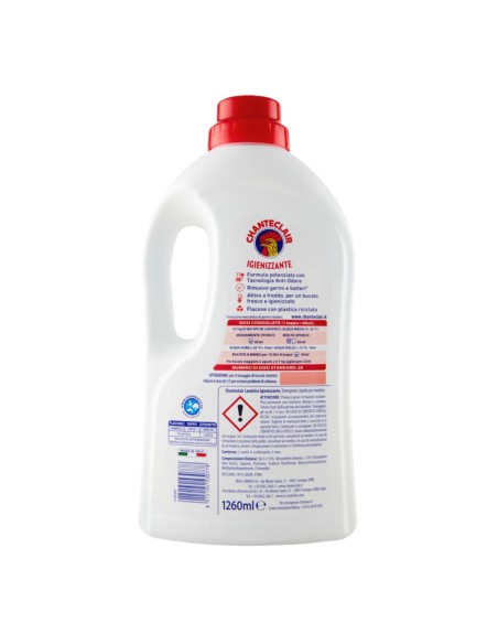 offerta Chanteclair Detersivo Liquido per Lavatrice Igienizzante Anti Odore 1260 ml