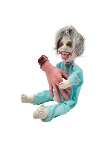 offerta Party Horror Utm Bambola Zombie Animata con Suoni e Luci