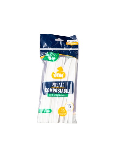 offerta Party Utm Coltelli Compostabili 100% Biodegradabili