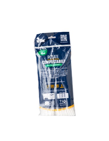 offerta Party Utm Coltelli Compostabili 100% Biodegradabili