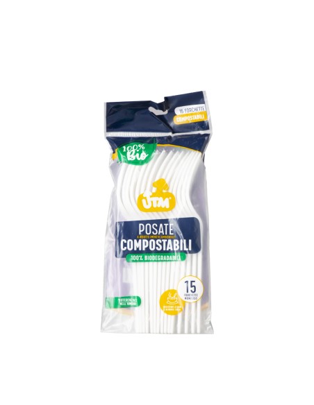 offerta Party Utm Forchette Compostabili 100% Biodegradabili